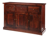 Jaipur Dark Mango Large Sideboard made from solid mango wood
