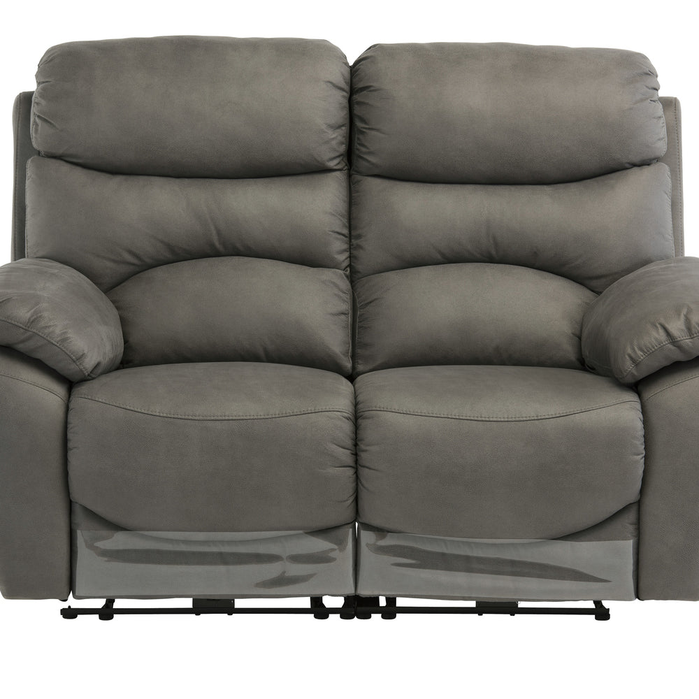 Grey 2-Seater Electric Recliner Sofa - Modern Comfort and Style