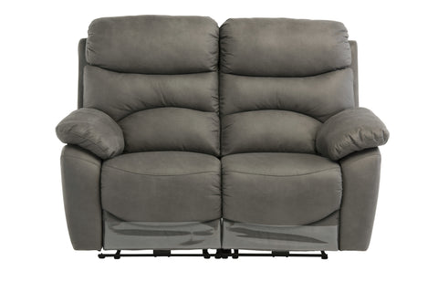 Grey 2-Seater Electric Recliner Sofa - Modern Comfort and Style
