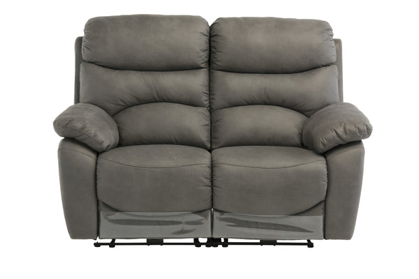 Grey 2-Seater Electric Recliner Sofa - Modern Comfort and Style