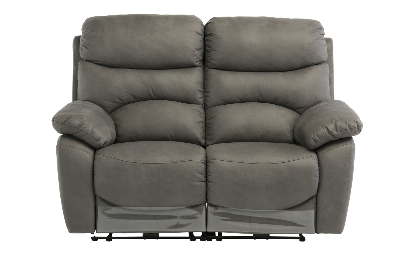 Grey 2-Seater Electric Recliner Sofa - Modern Comfort and Style