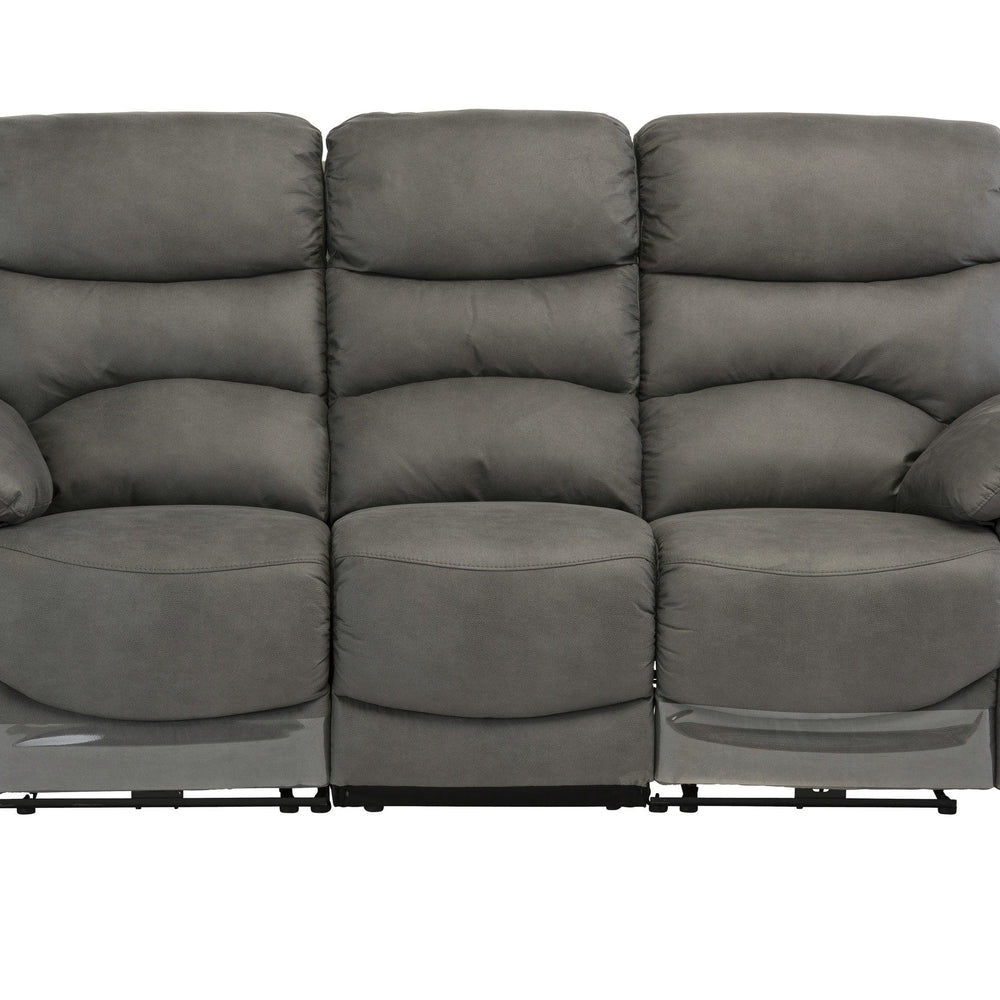 Grey Electric Recliner 3-Seater Sofa for Ultimate Comfort