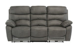 Grey Electric Recliner 3-Seater Sofa for Ultimate Comfort