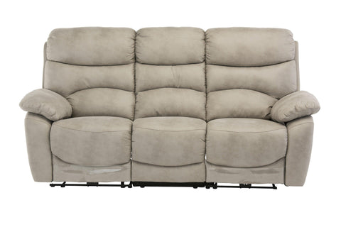 Natural 3-Seater Electric Recliner Sofa for Ultimate Comfort