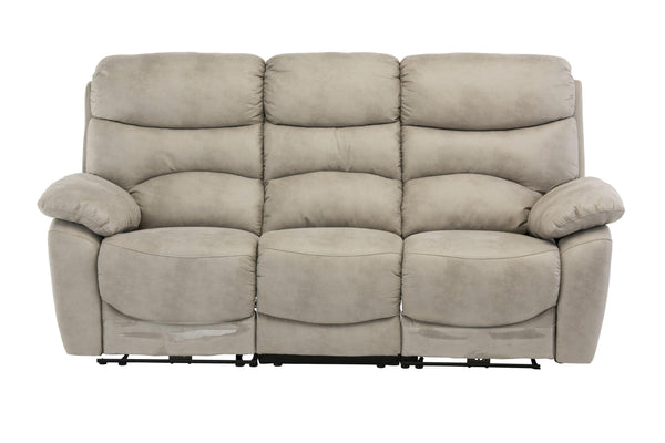 Natural 3-Seater Electric Recliner Sofa for Ultimate Comfort