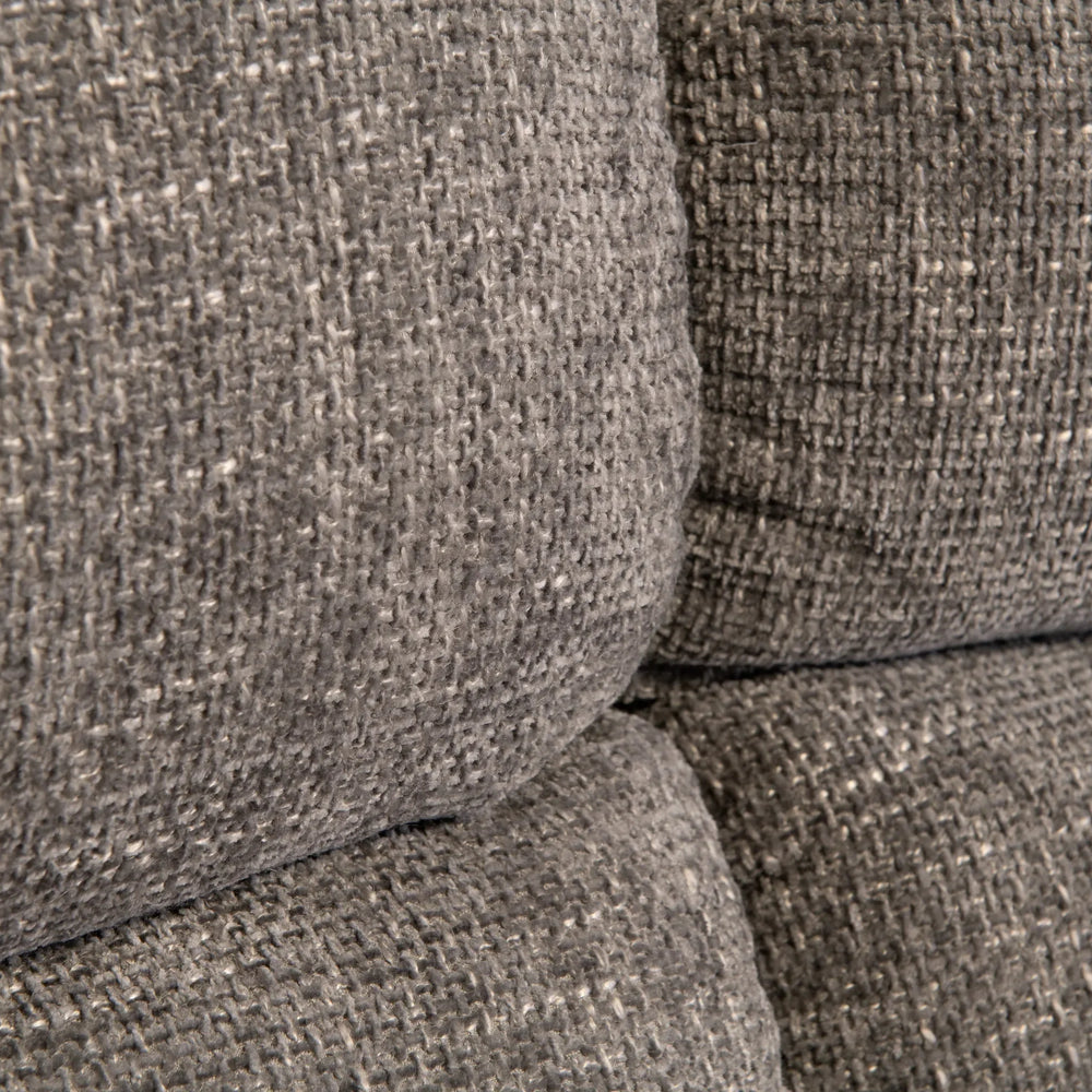 Layla Chanel Fabric Recliner Corner Sofa with USB