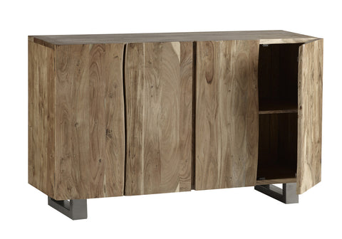 Baltic live edge large sideboard made of solid acacia wood