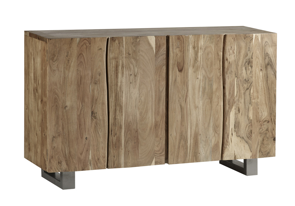 Baltic live edge large sideboard made of solid acacia wood