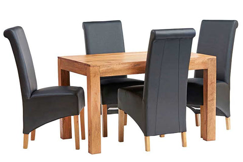 Toko Light Mango Small Dining Table made from solid hardwood