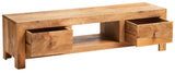 Toko Light Mango Wide Screen TV Unit made from solid hardwood