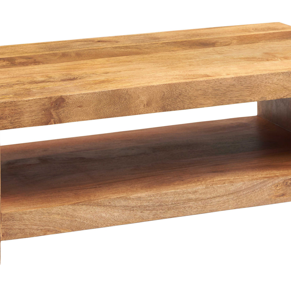Toko Light Mango Large Coffee Table made from solid light mango wood