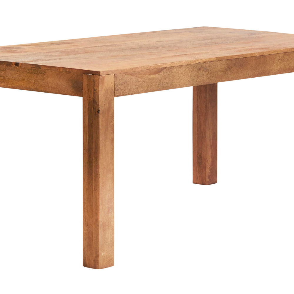 Toko Light Mango 6 FT Dining Set with wooden chairs, eco-friendly design