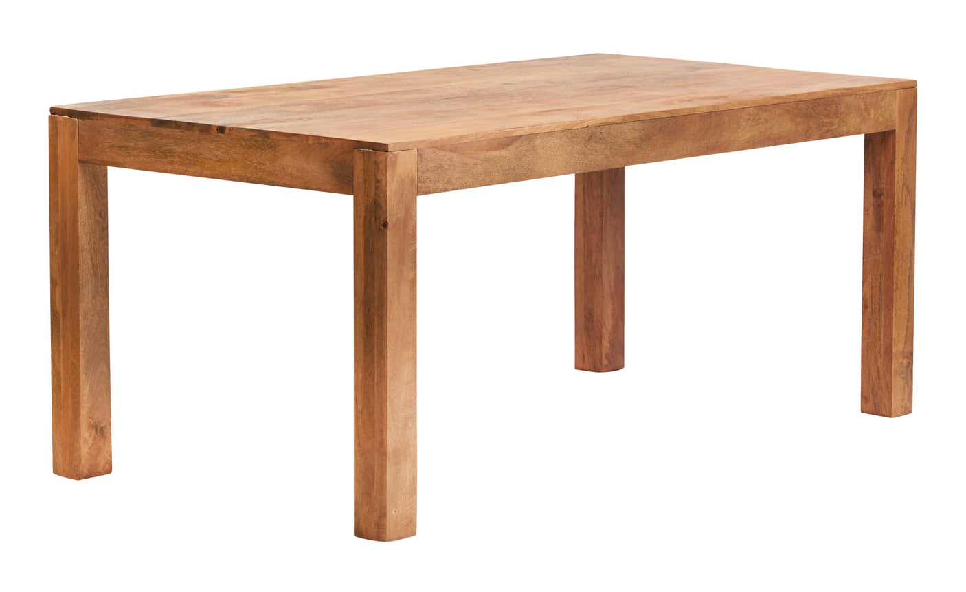 Toko Light Mango 6 FT Dining Set with wooden chairs, eco-friendly design