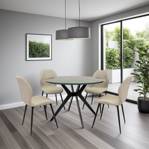 Stylish Stone PU Dining Chair for Modern Homes