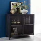 Metalica Iron Small Sideboard made from reclaimed metal
