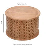 Artwork Mango Wood Coffee Table - View 5