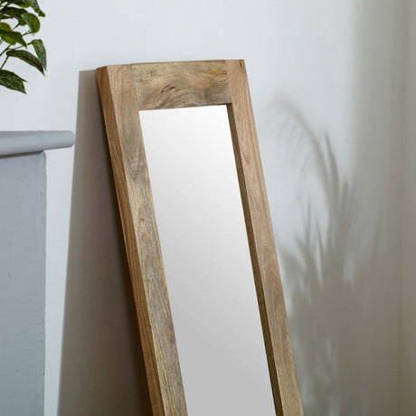 Surrey extra long mirror with solid mango wood frame