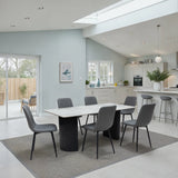 Messina 1.8m Dining Table - Italy White