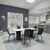 Messina 1.8m Dining Table - Italy White