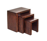 Toko Dark Mango Nest of 3 Tables