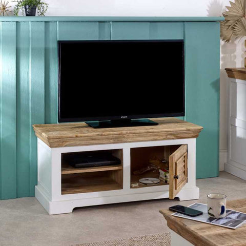 Alfie Wood Tv Cabinet/Bench/Shoe Rack Upto 43" - View 3