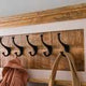 Alfie Wood Hook/Coat Hanger Wall - View 5
