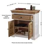 Alfie Wood Sideboard - 1 Drawer & 2 Doors - View 14