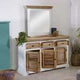 Alfie Mirror Frame With Shelf Solid Mango Wood - View 9