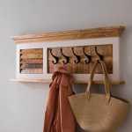 Alfie Wood Shoe Rack & Hanger Wall Hook Set - View 20