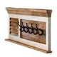 Alfie Wood Shoe Rack & Hanger Wall Hook Set - View 13