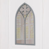 Grey Gothic Wall Mirror