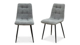 Newport Grey Fabric Dining Chair - Box of 4ea