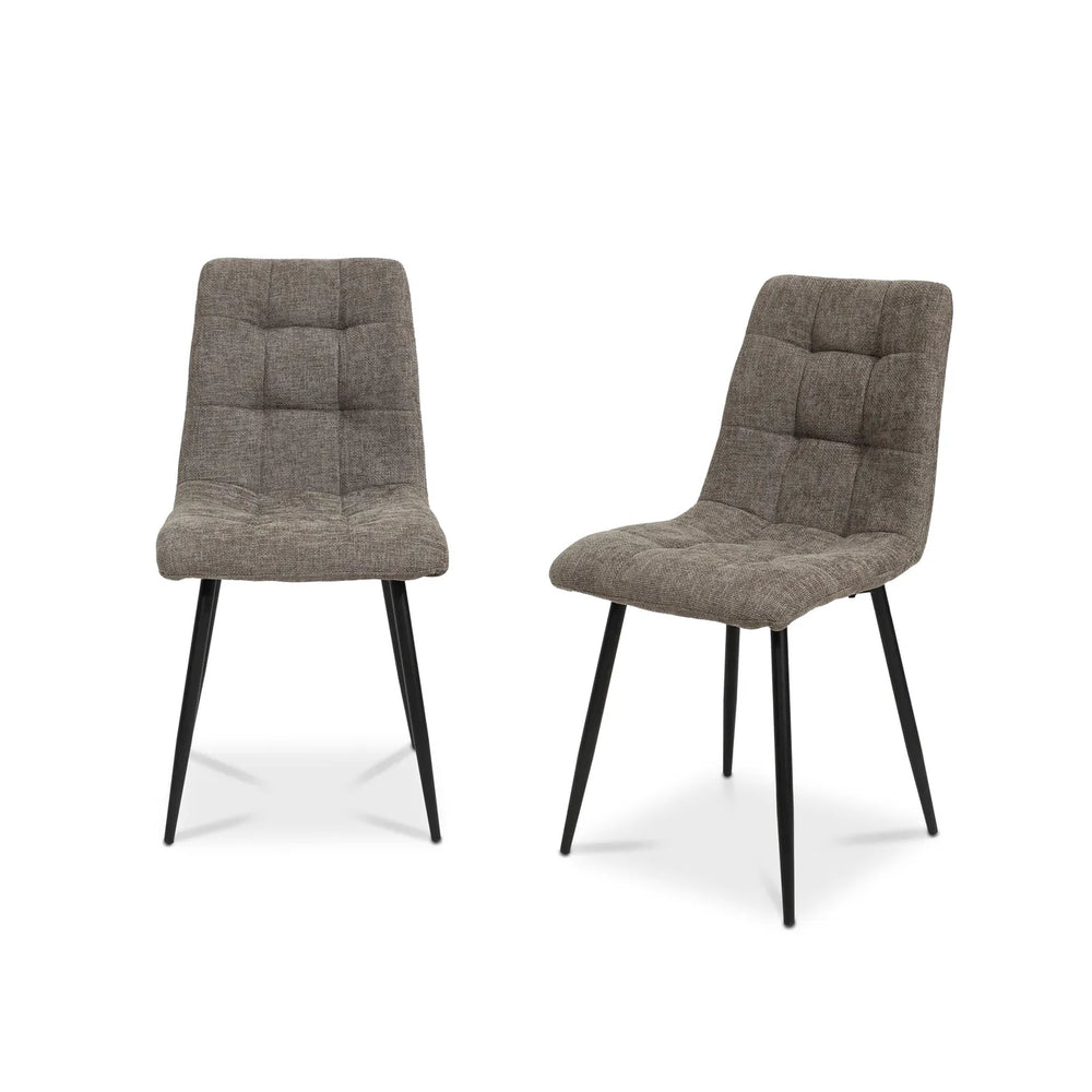 Newport Mocha Fabric Dining Chair - Box of 4ea