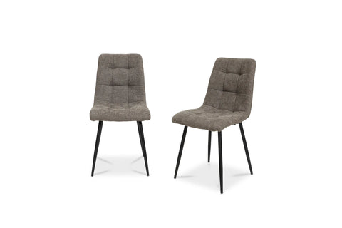 Newport Mocha Fabric Dining Chair - Box of 4ea