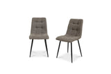 Newport Mocha Fabric Dining Chair - Box of 4ea