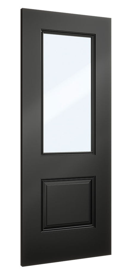 Premier Black - Non-Metallic 32-Gauge Fire Door - NM32GFBK - Solid Black Finish