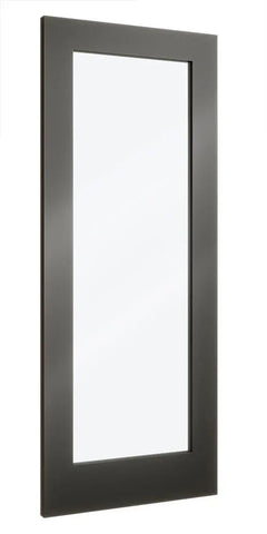 Full length wall mirror with slim black frame, modern home decor accessory
