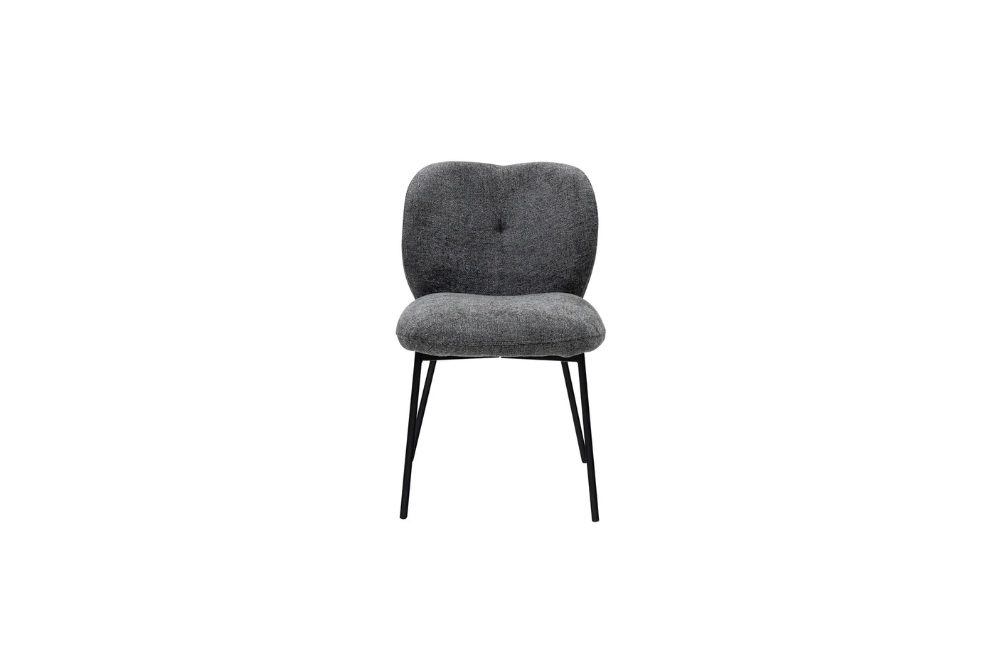 Opal Fabric Dining Chair - Charcoal