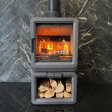 Mazona Orka Grey Eco Stove 5kw With Logstore