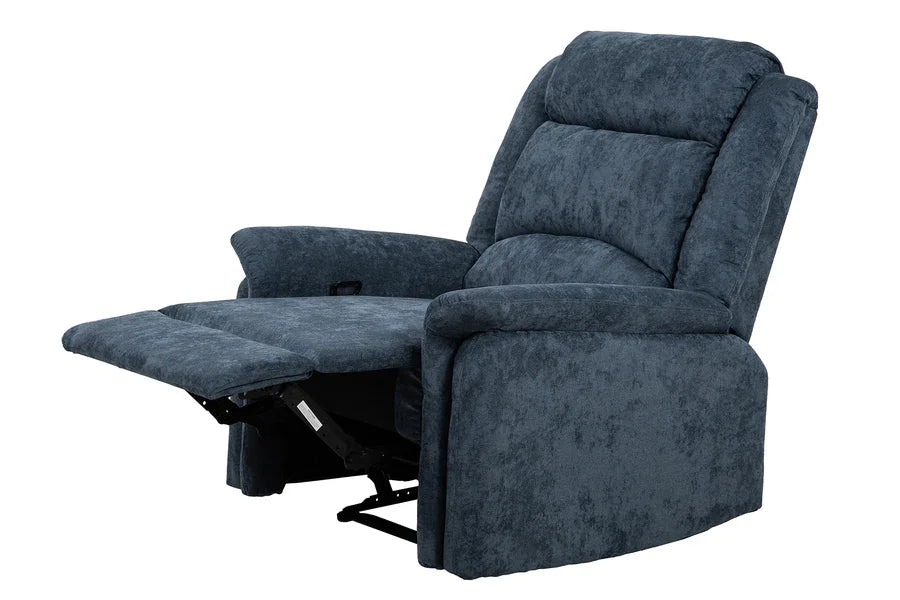 Boyd Recliner Chair-Denim Blue