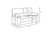 Andreas 2 Seater-Grey