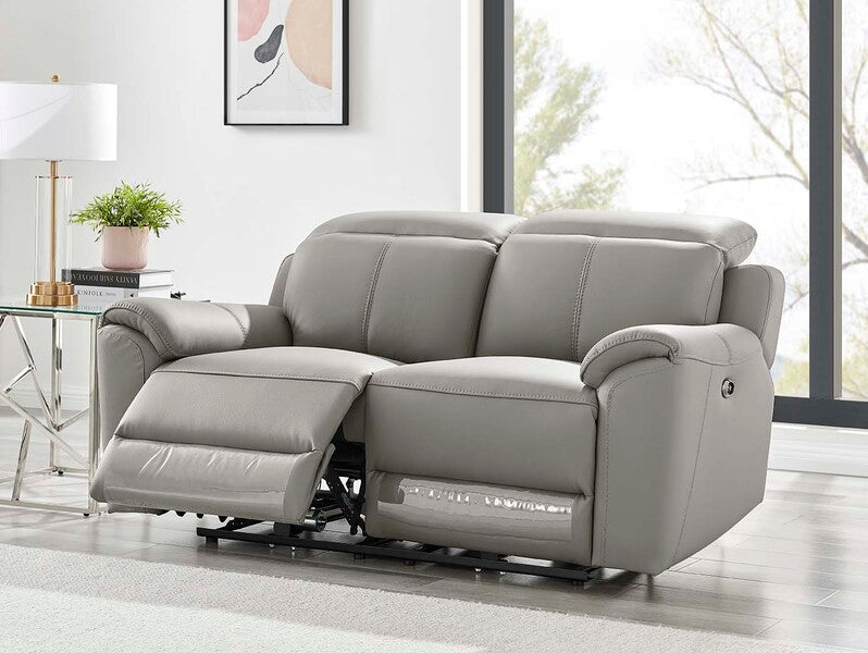 Madrid 2 Seater Electric Recliner - Charcoal