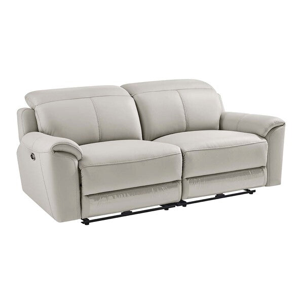 Madrid 3 Seater Electric Recliner - Light Grey