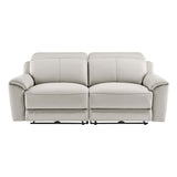 Madrid 3 Seater Electric Recliner - Light Grey