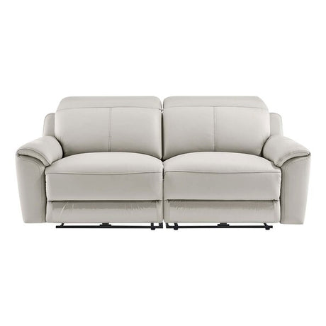 Madrid 3 Seater Electric Recliner - Light Grey