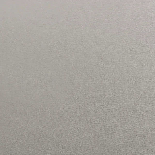 Light grey leather upholstery texture for sofa or chair close-up