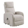 Barker Lift & Tilt Recliner Chair (Dual Motor) - Cream