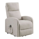 Barker Lift & Tilt Recliner Chair (Dual Motor) - Cream