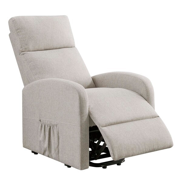 Barker Lift & Tilt Recliner Chair (Dual Motor) - Cream
