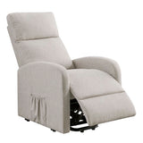 Barker Lift & Tilt Recliner Chair (Dual Motor) - Cream